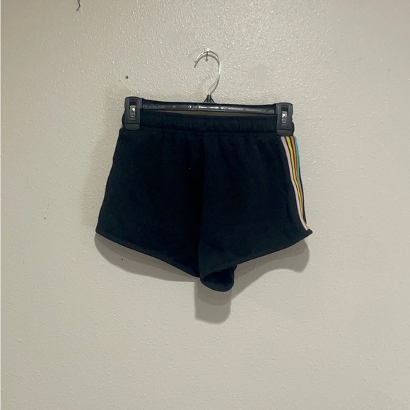 Blue and Black Athletic Shorts with Elastic Waistband - Picture 8 of 8